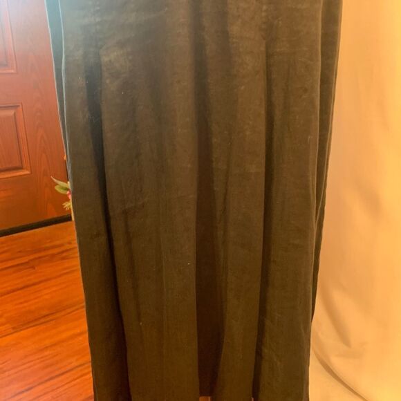 JM Collection Long Black Button Down Dress - Picture 10 of 13